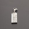CHOORO Piano Keyboard Pendant Keychain Piano Zipper Pull Music Jewelry Gift for Pianist/Piano Teacher/Music Lovers (Piano Zipper Pull)