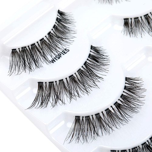 Newcally Lashes Natural Wispy False Eyelashes Cat Eye Lashes Hand-Knotted Soft Light Volume Fake Lashes Multipack