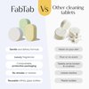 Fabtab Plant-based, Plastic-free Hand Soap Kit - Foaming Hand Wash Tablets - Refreshing Variety Scents - No Harsh Chemicals - 3x 11.09 Fl Oz Glass Bottles