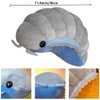 NatureMan 11.8 inch Likelike Insect Plush Toys Pill Bug Stuffed Soft Animals Pillow Back Cushion Cute Insect Doll Kids Toys Girls Boys Gift -Grey
