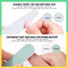 FANDAMEI Nail Buffer and File, Nail Care Kit with 3PCS Nail Files, 2PCS Nail Buffers, Rectangular Nail Buffer Block, Cuticle Nipper, Cuticle Pusher, Peeler. Cuticle Oil Milk and Honky Nail Manicure
