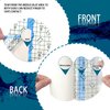 50 Pieces Transparent Film Dressing Clear Waterproof Bandages Transparent Stretch Adhesive Bandage Cover Round Shower Patch Shield Tattoo Tape Wrap Protection Supplies (4 Inch)