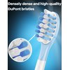 Ofashu Replacement Toothbrush Heads for Philips Sonicare ProtectiveClean C3 G3 W3 C2 4100 9044, White, 8 Packs