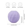LONGWAY 0.24Oz (7ml) Empty Lip Balm Sphere Containers | Screw Cap Lipstick Tubes/Chapstick Tubes/Chapstick Holder for Lip Gloss & BPA FREE (Pack of 10） (Light Purple)