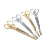 yueton 4pcs Gold and Silver Scissors Shape Barrettes Bobby Pin Hair Clips Bride Headwear Edge Clip Clamps