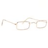Skeleteen Old Man Costume Glasses - Rectangular Granny Dress Up Eyeglasses for Kids - 1 Pair