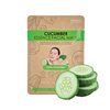 ORIGINAL DERMA BEAUTY 24 PK Vegan Face Masks for Skincare - Coconut, Aloe, Vitamin, Cucumber Facial Sheet Mask Korean Skin Care (24PK Cucumber & Vitamin)