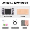 RG35XX H Handheld Game Console Linux System H700 3.5 inch IPS Screen 3300mAh Retro Video Gaming Console 5528 Classic Games Support 5G WiFi Bluetooth 4.2 (RG35XX H-Purple T)