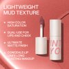 INTO YOU Velvet Matte Finish Lip Stain, Super Stay Lip Stain Long Lasting Waterproof, Lip Tint, Lip Mud Soft Lightweight, Smooth Lip Clay Mousse, Dual-Use For Lips And Cheek, Red Lipstick (W1)
