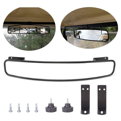 ConPus Golf Cart Mirror, Rear View Mirror For Golf Cart Car EZGO EZ-GO Club Car Yamaha, Golf cart Panoramic Rear View Mirror,16.5" Extra Wide 180 Degree