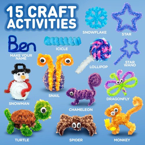Learn & Climb Arts and Crafts Kit for Kids, Make Your Own Animal Night Light, Perfect for Creative Girls and Boys Ages 8,9,10-12 Year Old, Great Gift Idea