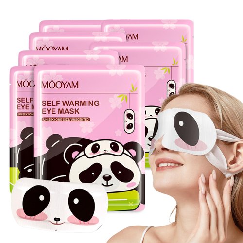 7 Packs Stream Eye Mask - Heated Eye Mask - Self Heating Eye Masks for Sleep,Spa - Heated Eye Masks for Dry Eyes - Travel Size Relaxation Gifts for Women,Christmas Gift - Reduce Dark Circles,Puffiness