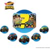 Hot Wheels Monster Trucks Toy Trucks 2-Pack, Demolition Doubles Set of 2 Vehicles in 1:64 Scale, for Kids & Collectors (Styles May Vary)
