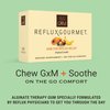 Reflux Gourmet Tropical Soothe Gum Alginate Therapy Sodium Bicarbonate Gum for Acid Reflux, Oral, Cognitive, and Digestive Support, Natural with Ginger, Celeriac, Aloe, Sugar Free, Gluten Free, Vegan