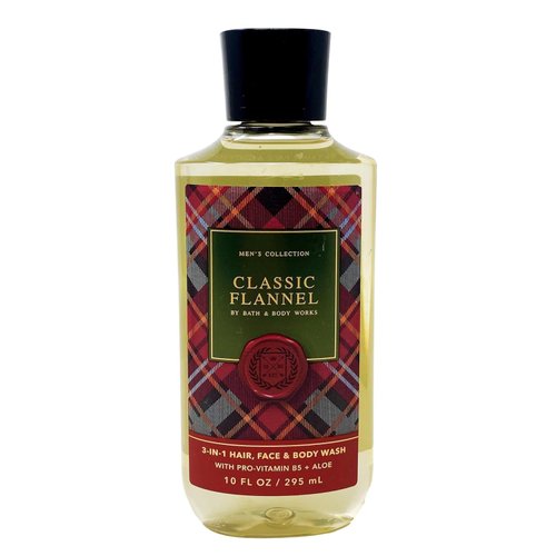 Classic Flannel Men's Collection 3-in1 Hair, Face and Body Wash - 10oz