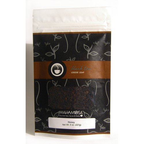 Mahamosa Flavored Black Tea Blend Loose Leaf (Looseleaf) - Honey 8 oz