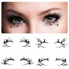 MDRTIRIM Halloween Eye Shadow Tattoos, 4pcs Spider Web Skull Bat Spooky Scary Fake Black Widow Temporary Tattoo Stickers for Women Girls Horror Halloween Masquerade Parties