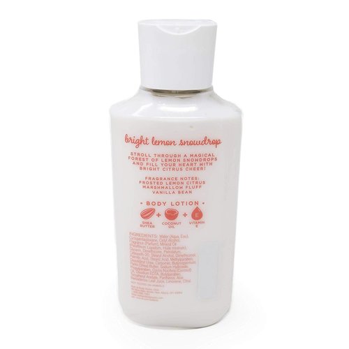 Bath & Body Works Bright Lemon Snowdrop Body Lotion 8 Fl Oz Holiday 2019 Collection
