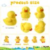Kasyat 6 Pieces 13.7 Inches Duck Stuffed Animals Plush Duck with 5 Little Plush Ducks Play Set Duck Stuffed Animals Stuffed Duck Plush Duck Plushies with Zipper Pouch Ducky Animal Dolls