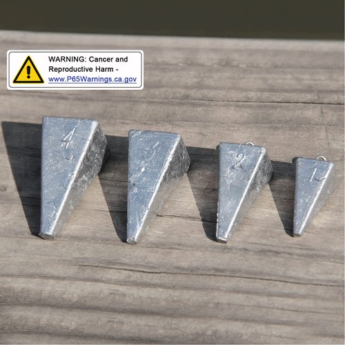 Pyramid Sinkers Fishing Weights Kit Bullet Fishing Weights Sinkers for Ocean Saltwater Surf Fishing Gear Tackle 1oz 2oz 3oz 4oz 5oz 6oz 8oz