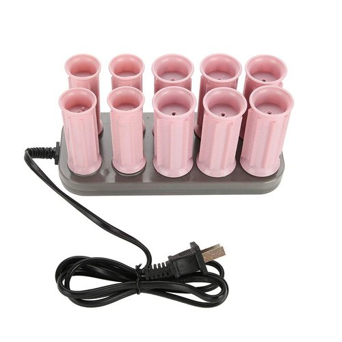 Instant Hot Compact Heat Roller with Ceramic Technology; 10PCS Professional Electric Heating Hot Curling Iron Curling Barrel Hair Styling Tool For All Hair Lengths(Basic)