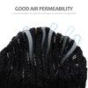 Healeved Black Wig Cap for Wig Making Net Breathable S Cap Braided Mesh Stretchable End Wig Man Hair Wigs Crochet Cornrows Hat Crotchet Lace Weave Wig Caps for Women
