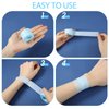 Nuanchu 6 Rolls Removal Silicone Blue Tape Reusable Adhesive Waterproof Silicone Tape(1 Inch x 3.9 Yards)