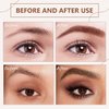 Magic Eyebrow Pencil,2024 New 3D Waterproof Microblading Eyebrow Pencil Contouring Pen,4 Tipped Precise Brow Pen,Fine Stroke Microblading Eyebrow Pencil Natural Makeup Effec(Light Brown-2PCS)