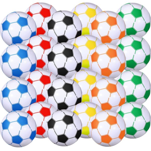 Chivao Inflatable Ball Soccer Ball Softball Volleyball Basketball Football 16 Inch Beach Balls Party Favors Summer Swimming Pool (12)