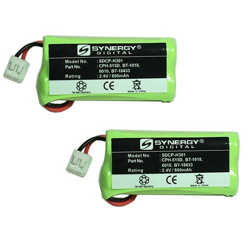 AT&T-Lucent BT-8001 Cordless Phone Combo-Pack Includes: 2 x SDCP-H301 Batteries