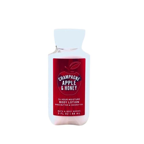 Bath & Body Works Mini Travel Size Body Lotion, 3oz Each Bottle (Champagne Apple Honey)