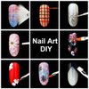JOYJULY Nail Art Kit includes 30 Striping tape & 4Pcs Striping Roller Box & 12 Colors Rhinestones & 5pcs Dotting Pen & 15pcs Brush Set
