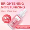 Vitamin C Serum, Christmas Gifts for Women, Christmas Gifts for Mom, Anti Aging Facial Serum with Vitamin C, Hyaluronic Acid, Even Skin Tone, Eye Area, Fine Lines & Wrinkles, 30ml
