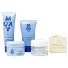 Bath & Body Works MOXY Oily Skin- Deluxe Gift Set- Oily Skin Foaming Face Cleanser, Face Scrub, Face Moisturizer, and Face Mask With a Wild Jasmine Soap., Blue