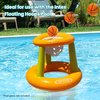 Botabee Kids Pool Basketball 2 Pack | Compatible with Intex Floating Hoops Poolside Basketball Game and Other Pool Basketball Hoop | Mini Ball for Outdoor and Poolside Play