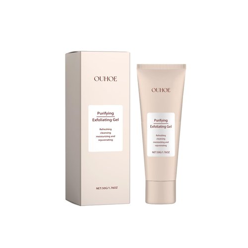 Purifying Exfoliating Gel, Facial Exfoliator Cleanser, Deep Cleansing Face and Body Exfoliating Scrub Gel, Gentle Exfoliating Gel for Face Facial – Exfoliating Gel Scrub for Face Cleans Dirt & Oils