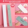 Teenitor 12pcs Nail Files and Buffers Set, Buffer Nail File 100/180 Fingernail Files for Women, Nail Buffer Block Emery Boards for Nails, 240 Grit Nail File