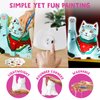Paint Your Own Yoga Cat Lamp Kit, DIY Cat Crafts Night Light, Arts & Crafts for Kids Age 8-12, Art Supplies Painting Kit, Birthday Easter Party Holiday Gift for Teens Girls Boys Age 3 4 5 6 7 8+