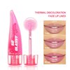 BIOKUSY Lip Glow pH Lip Color Changing Lip Gloss - Thermal Discoloration, Tinted Plumping Lip Oil with Long Lasting Moisture & Natural, Radiant Finish (#06)
