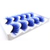 MISSLADY Colored Lashes 3D Faux Mink Blue False Eyelashes Blue Lashes Strips (FM-305, 14-20mm, Blue, 5 Pairs)