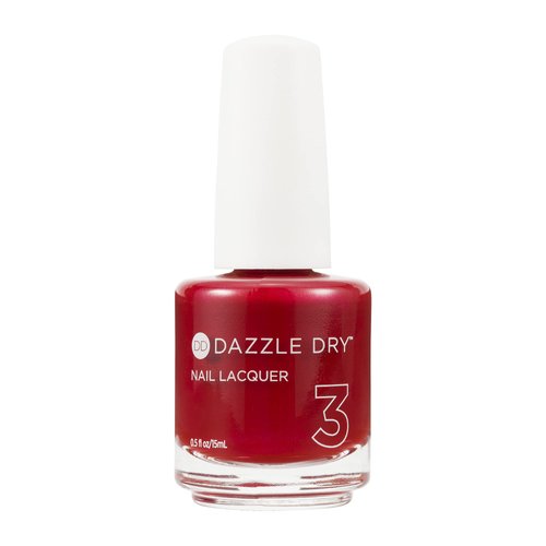 Dazzle Dry Nail Lacquer (Step 3) - High Velocity Red - A classic full coverage red with subtle magenta shimmer. (0.5 fl oz)…