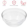 FOMIYES Terrarium 5 Sets Facial Masks Mixing Bowl Set Glass Cosmetic Mix Bowl Clear Prep Measuring Bowl DIY Mud Masks Mix Bowl with Spoon for Home Salon Skincare Products Makeup Kit