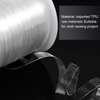 BBTO Clear Elastic Strap Lightweight Elastic Clear Bra Strap for Cloth Sewing Project (16 Yards x 0.12 Inch)