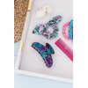 Lilly Pulitzer Colorful Claw Jaw Clip for Fine, Thick, Curly or Straight Hair - Medium Hair Clip for Women, Calypso Coast