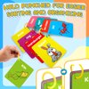 HugHush Toddler Flash Cards Baby Cognitive Flashcards for Kids, Alphabet, Animals, Numbers, Shapes Colors, First Words, Body Parts, Foods, Educational Toys Preschool Kindergarten Learning Activities