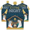 Big Dot of Happiness Holy Nativity - Treat Box Party Favors - Manger Scene Religious Christmas Goodie Gable Boxes - Set of 12