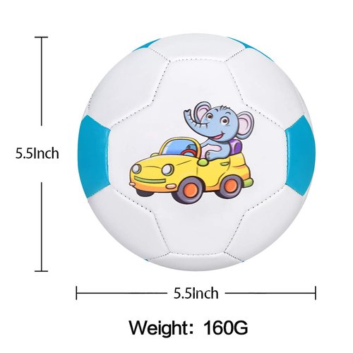 Wisdom Leaves Mini Soccer Ball for Baby/Toddlers,Small Soccer Balls Size 1.5,Baby Toy Balls for Indoor and Outdoor Play Games,Soft and Lightweight（160g）