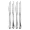 Hampton Forge Ginger 4 Pc Dinner Knives, 0.65 LB, Metallic