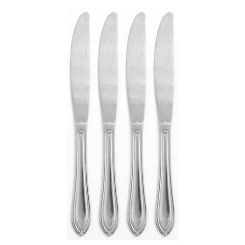 Hampton Forge Ginger 4 Pc Dinner Knives, 0.65 LB, Metallic