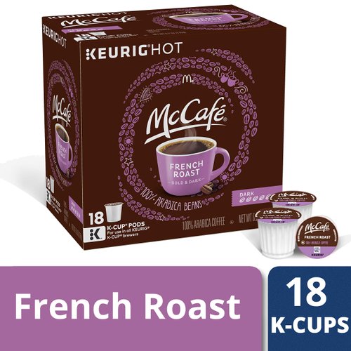McCafé French Dark Roast K-Cup Coffee Pods (18 Pods)